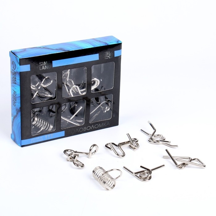 Набор металлических головоломок «Умные гвозди» Набор металлических головоломок «Умные гвозди»