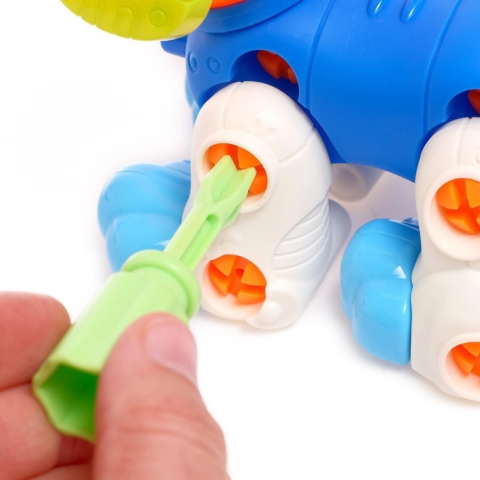 Конструктор винтовой &laquo;Собачка&raquo;, 43 детали, с отвёрткой