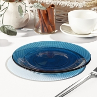 Тарелка десертная &laquo;Луиз&raquo;, d=19 см, цвет лондон топаз