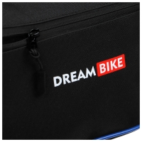 Велосумка Dream Bike под раму, 32х16х5, цвет чёрный/синий Велосумка Dream Bike под раму, 32х16х5, цвет чёрный/синий