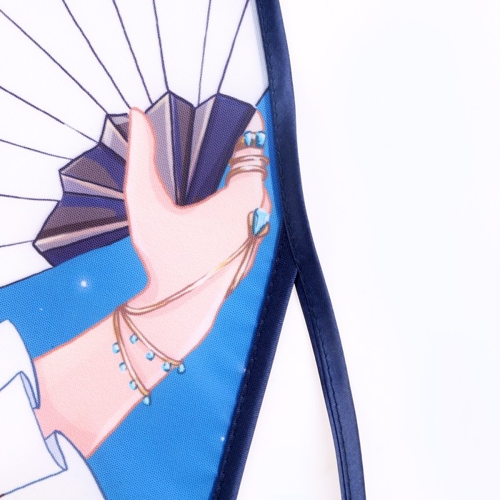 Фартук детский для творчества под роспись &laquo;Девушка с веером&raquo;