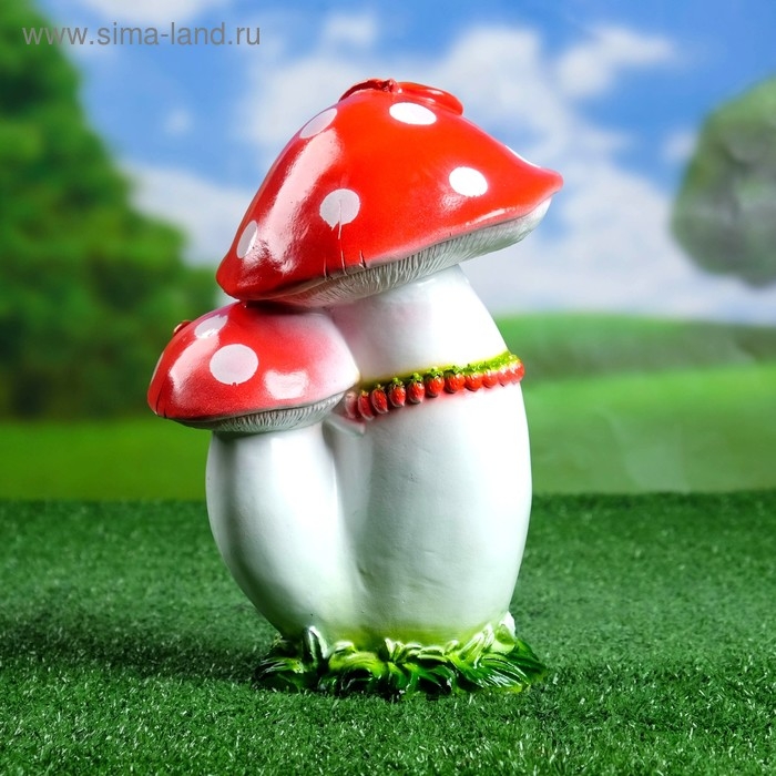 Садовая фигура Садовая фигура "Мухомор парочка" 20х18х25см