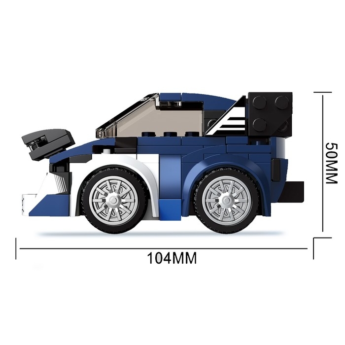 Конструктор инерционный «Спорткар», 153 детали Конструктор инерционный «Спорткар», 153 детали
