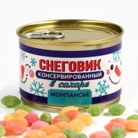 Монпансье &laquo;Снеговик консервированный&raquo;: со вкусом тутти-фрутти, 100 г