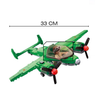 Конструктор Армия ВОВ &laquo;Бомбардировщик&raquo;, 311 деталей