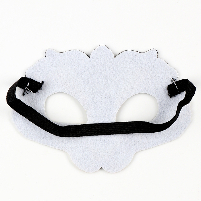 Новый год! Карнавальная маска &laquo;Таинственная змея&raquo; с чёрными блёстками