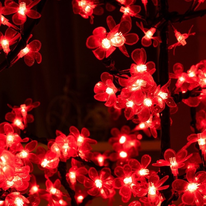 Светодиодное дерево «Баугиния» 1.5 м, 480 LED, постоянное свечение, 220 В, свечение красное Светодиодное дерево «Баугиния» 1.5 м, 480 LED, постоянное свечение, 220 В, свечение красное