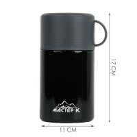 Термос для еды, для чая "Мастер К.", 550 мл, сохраняет тепло 12 ч, 17 х 11 см Термос для еды, для чая "Мастер К.", 550 мл, сохраняет тепло 12 ч, 17 х 11 см