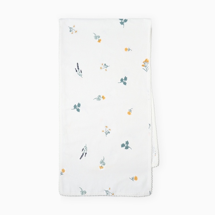 Дорожка Этель "Полевые цветочки" 40х146см, рогожка 176 г/м2, 100% хл