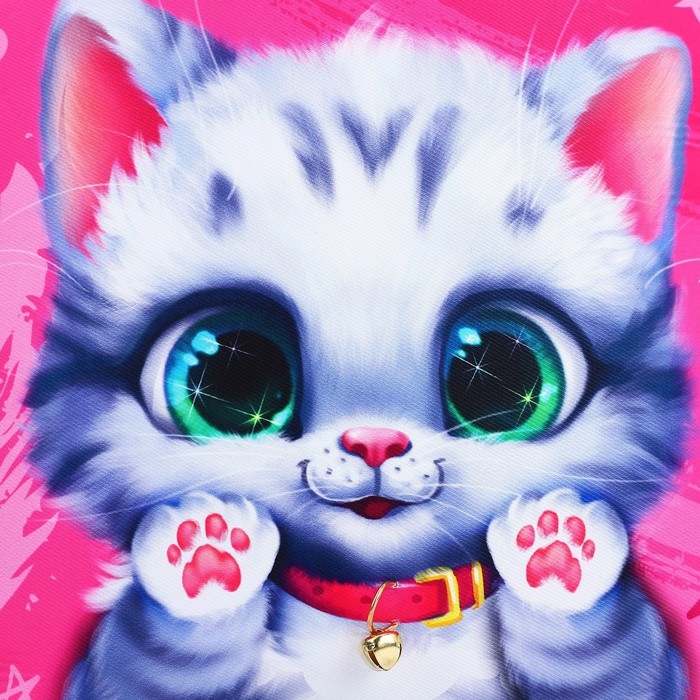 Рюкзак детский для девочки «Котёнок», 27х23 см Рюкзак детский для девочки «Котёнок», 27х23 см