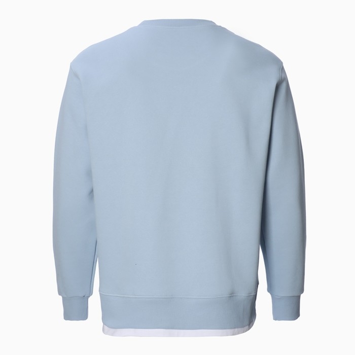 Свитшот мужской НАЧЁС, цвет стальной, размер 52