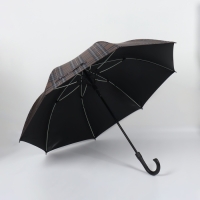 Зонт - трость полуавтоматический «Клетка», эпонж, 8 спиц, R = 58/70 см, D = 140 см, рисунок МИКС Зонт - трость полуавтоматический «Клетка», эпонж, 8 спиц, R = 58/70 см, D = 140 см, рисунок МИКС