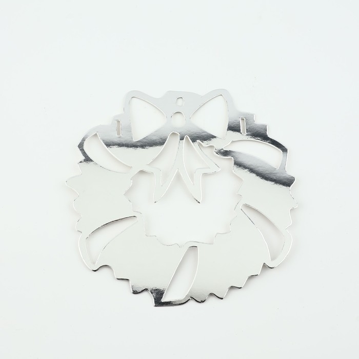 Гирлянда на ленте &laquo;Новогодняя&raquo;, на Новый год, серебро