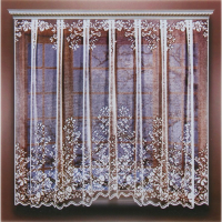 Штора кухонная 265х165 см, белый, 100% п/э, шторная лента Штора кухонная 265х165 см, белый, 100% п/э, шторная лента