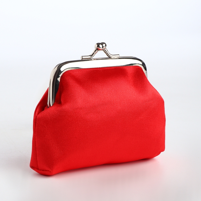 Кошелёк женский на фермуаре, цвет красный Кошелёк женский на фермуаре, цвет красный