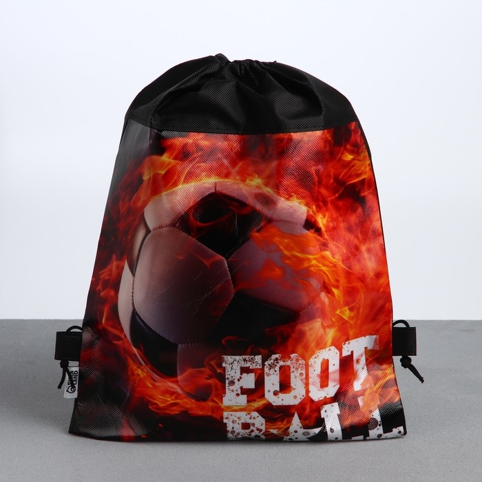 Мешок для обуви &laquo;Футбол&raquo; полиэстер, размер 30 х 40 см