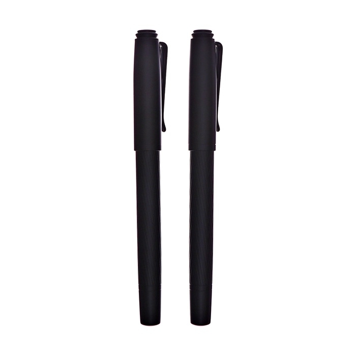 Ручки подарочные 2 штуки в подар коробке (роллер и перьевая) с чернилами 18 мл