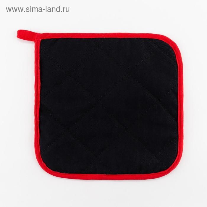 Прихватка "С Новым Годом" 19х19см, саржа, 100% х/л,ватин 250г/м2