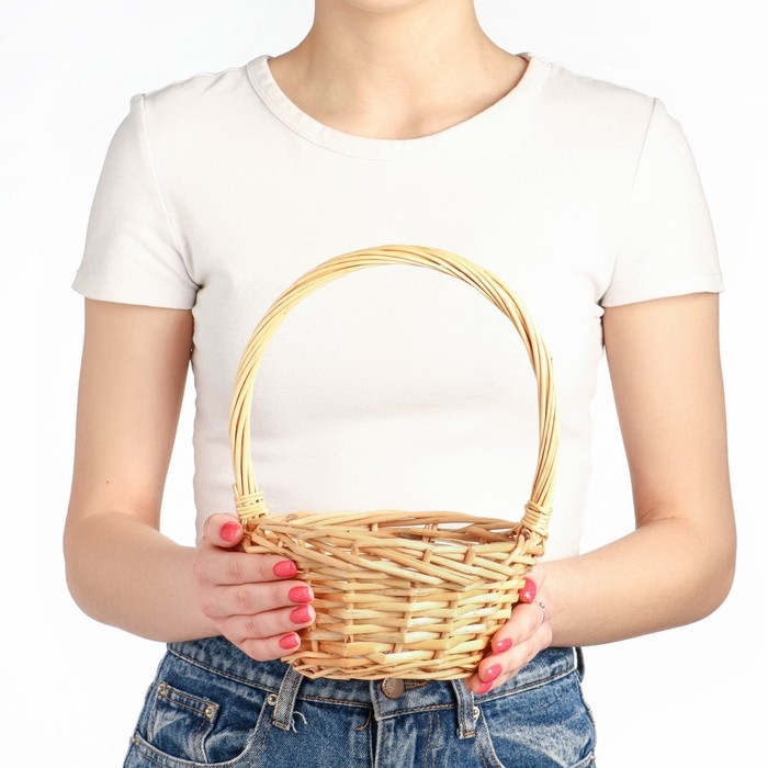 Корзина &laquo;Косичка&raquo;, 17&times;9/25 см, ива