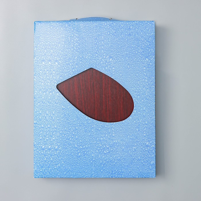 Сиденье для унитаза с крышкой &laquo;Натуральное дерево&raquo;, 45&times;35 см, цвет орех