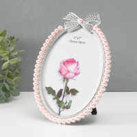 Фоторамка пластик под металл 12х17 см "Бант" жемчуг и стразы 20х14х1,5 см Фоторамка пластик под металл 12х17 см "Бант" жемчуг и стразы 20х14х1,5 см