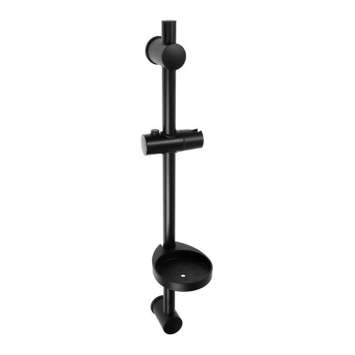 Душевая стойка ZEIN F01, с мыльницей и держателем, черная