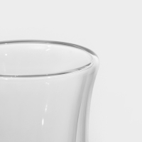 Стакан стеклянный с двойными стенками &laquo;Дуо&raquo;, 70 мл, 6&times;6&times;9 см