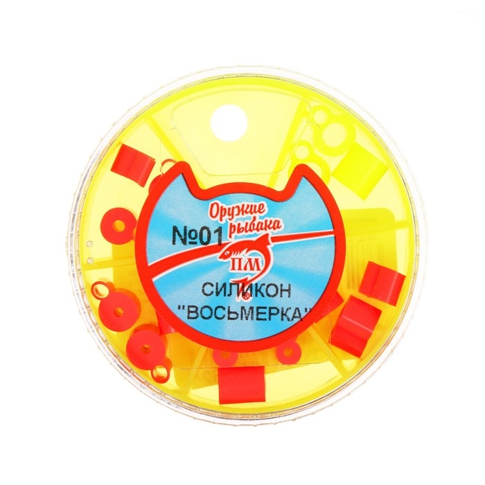 Набор силиконовых кембриков Пирс Мастер, Крепление сторожка №1 D 2.5 х 1.4-3.5 х 2.1, МИКС