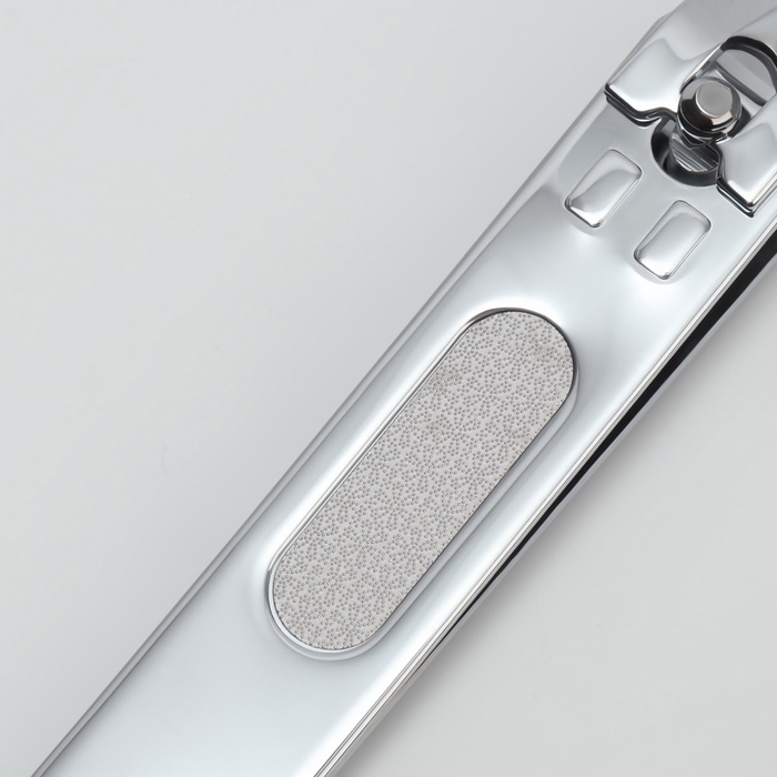 Кусачки - книпсер педикюрные, 10 см, с пилкой, цвет серебристый Кусачки - книпсер педикюрные, 10 см, с пилкой, цвет серебристый