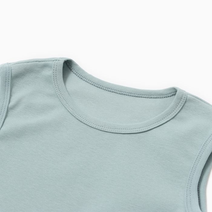 Комплект для девочки (майка и велосипедки) MINAKU, цвет голубой, рост 116 см Комплект для девочки (майка и велосипедки) MINAKU, цвет голубой, рост 116 см