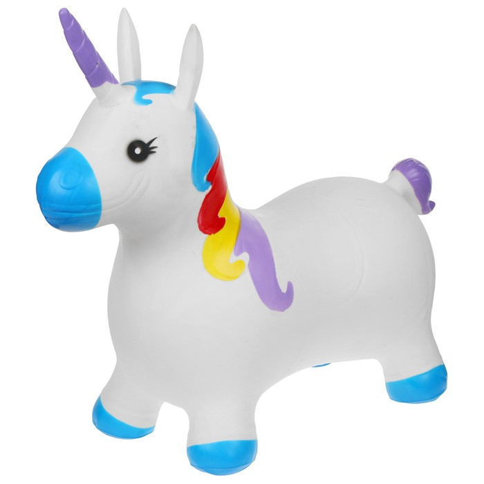 Попрыгун ZABIAKA «Единорожка», 62х26х49 см, 1300 г, цвет МИКС Попрыгун ZABIAKA «Единорожка», 62х26х49 см, 1300 г, цвет МИКС