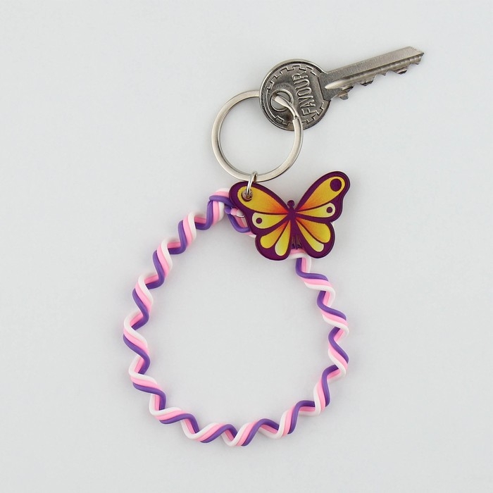 Брелок для ключей детский шнурок &laquo;Самая яркая&raquo;, 15 х 6 см