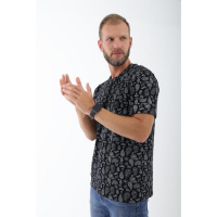 Футболка SL "Пейсли", 48, чёрный