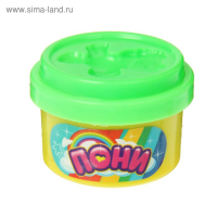 Набор для игры с пластилином &laquo;Пони&raquo;, цвета МИКС