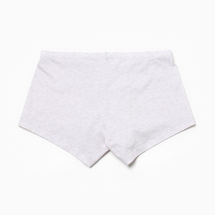 Трусы мужские боксеры, цвет серый меланж, размер 52 (XL)