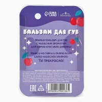 Бальзам для губ детский &laquo;Верь в чудо&raquo; 4 гр, с ароматом вишни