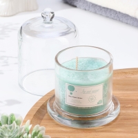 Свеча ароматическая в банке "Dome", голубые колокольчики Свеча ароматическая в банке "Dome", голубые колокольчики