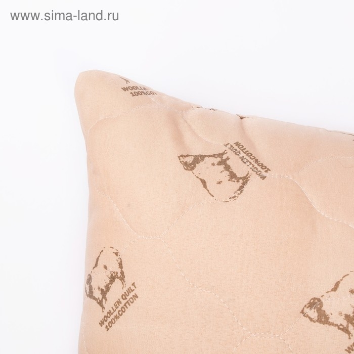 Подушка ультрастеп &laquo;Овечья шерсть&raquo;, размер 70x70 см, цвет МИКС, полиэфирное волокно