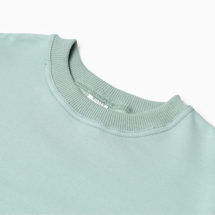 Костюм (свитшот и брюки) детский MINAKU, цвет оливы, рост 152 см