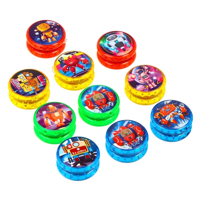 Йо-йо «Робот» световой, виды МИКС Йо-йо «Робот» световой, виды МИКС