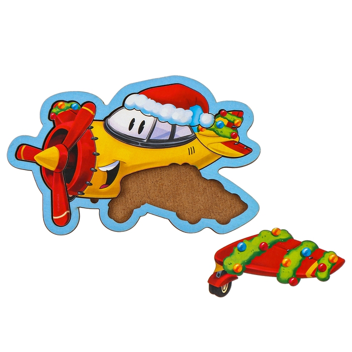 Головоломка деревянная на новый год «Новый год! Самолёт с подарками» Головоломка деревянная на новый год «Новый год! Самолёт с подарками»