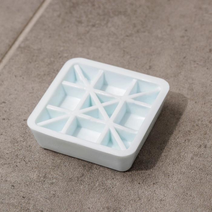 Антивибрационные подставки &laquo;Доляна&raquo;, 4 шт, квадратные, цвет белый