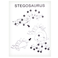 Набор для творчества создние 3D фигурки «Стегозавр» Набор для творчества создние 3D фигурки «Стегозавр»