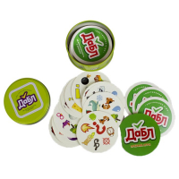 Игра настольная &laquo;Дабл&raquo;, в железной банке, от 2 игроков, 3+