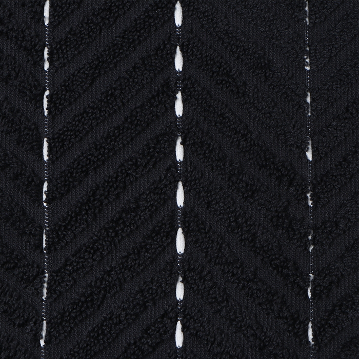 Коврик махровый Этель Lines, цв. чёрный, 50х70 см, 100% хлопок, 750 г/м2 Коврик махровый Этель Lines, цв. чёрный, 50х70 см, 100% хлопок, 750 г/м2