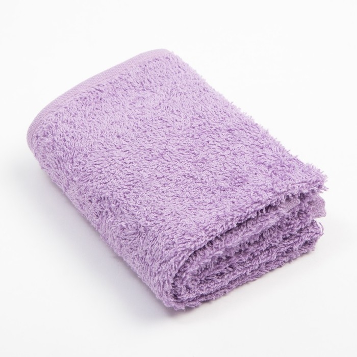 Полотенце махровое Экономь и Я 30*60 см, цв. лиловый, 100% хлопок, 320 гр/м2 Полотенце махровое Экономь и Я 30*60 см, цв. лиловый, 100% хлопок, 320 гр/м2
