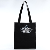 Шопер «Аниме» 35х0.5х40 см, отд без молнии, без подклада, чёрный Шопер «Аниме» 35х0.5х40 см, отд без молнии, без подклада, чёрный