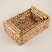 Корзины для хранения ручной работы SL Home, 3 шт: 27&times;16&times;9 см, 31&times;20&times;12 см, 35&times;24&times;13 см