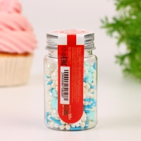 Новый год. Посыпка кондитерская "Новогодний микс №4", 50 г