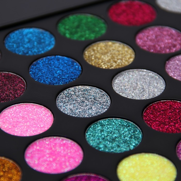 Палетка теней с блёстками, 35 цветов Палетка теней с блёстками, 35 цветов